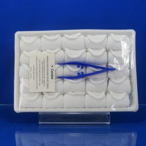 Buy cheap Refreshing bleach cotton disposable cold towels for airline from wholesalers