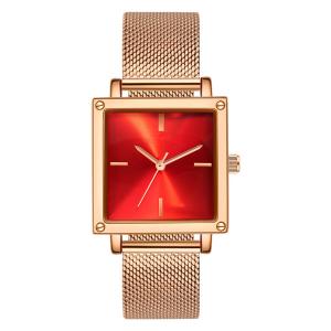 Japan Movement Women Square Antique Wrist Quartz Female Watches