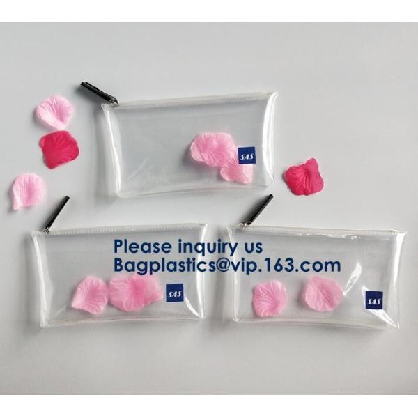 Non-Toxic Odorless Clear Transparent PVC Slider Zipper Bag With Custom Logo,Frosted Translucent Pvc Slider Plastic Seale