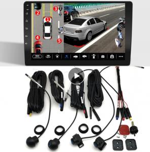 China 360 Car Camera Panoramic Surround View 1080P AHD for Android Auto Radio Night on sale