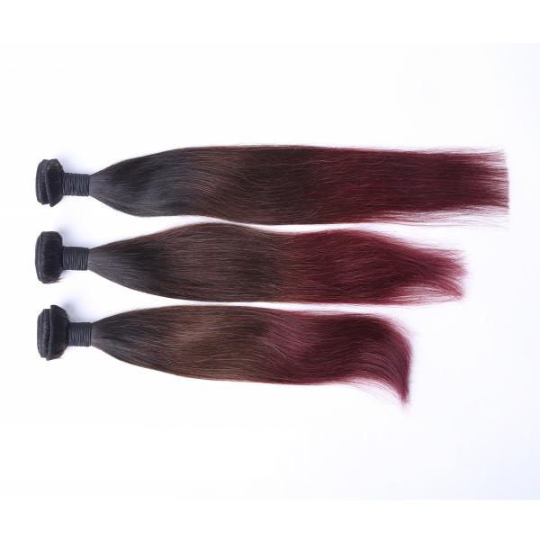 2017 Fashion 8A Grade Thick Hair Ombre 3 Color Silky Straight Brazilian Remy Hair Bundles