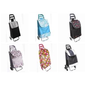 China folding shopping trolley bag with two wheels on sale