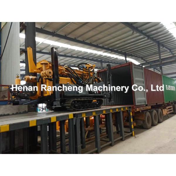 Hydraulic Crawler Water Well Drilling Machine 70KW Diesel Engine 260m Bore Depth