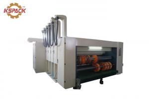 Cheap Flexo Printing Carton Corrugated Cardboard Die Cutter Machine White Color Feeding Edge wholesale