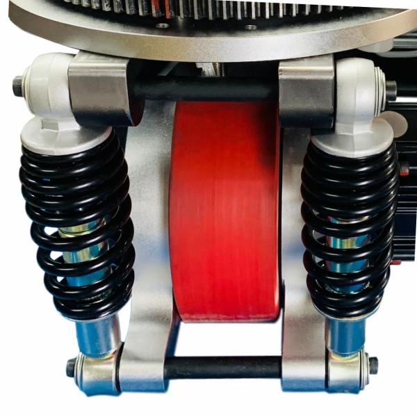 Aluminum Alloy 750W Motor Robot Drive Wheels Shock Absorption IP67