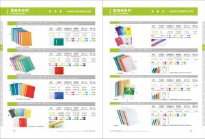 China School Orange flat clear plastic folders a4 Plastic Binder Folder on sale