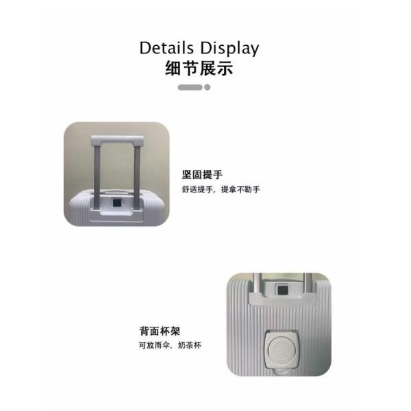 Custom Carry On Luggage Front Pocket Business Pp Light Weight Travelling Bags Suitcase Trolley Set Suitcase 4 Wheels