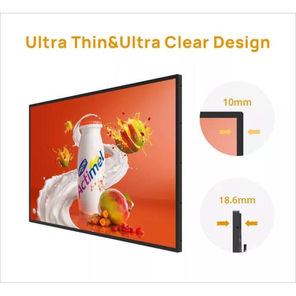 50 Inch Slim Wall Mount Frameless Lcd Display Screen Module Tv 450 Nits