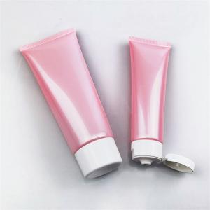 China Transparent Clear Plastic Cosmetic Tube Packaging Cream With Screw Up Cap on sale