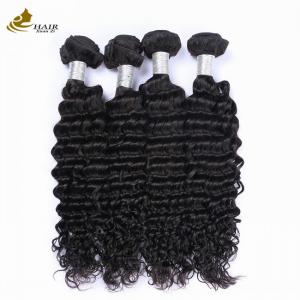 China Deep Wave Yaki Human Hair Bundles And Closure 30 Inch custom on sale