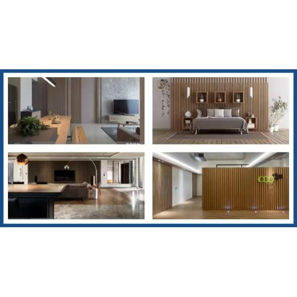 3D Insulated Nano Sheet WPC Wall Panel for Protective Indoor Interior Decoration Solution