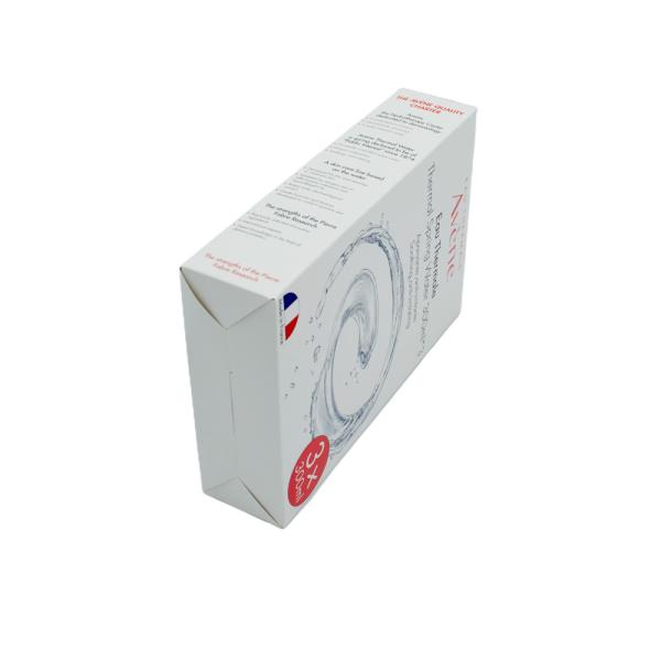 Offset Artpaper Luxury Makeup Box Packaging Skincare Cleanser Toner With Crash Lock