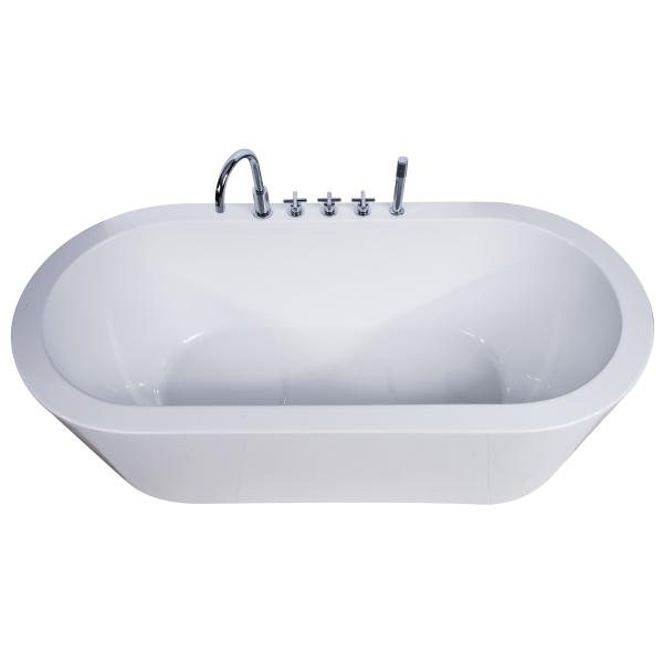 cUPC freestanding bathtub with feet seamless joint finish oval acrylic tub for USA Canada