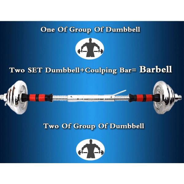 cast iron chromed weight lifting adjustable dumbbell barbell sets 50kg for sale