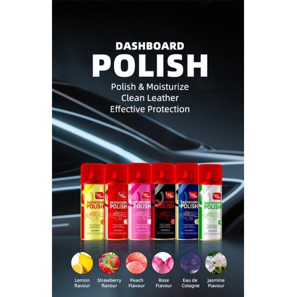 Fresh Cologne Fragrance Dashboard Cleaner Polish Dust Proof For Car Interior Polishing
