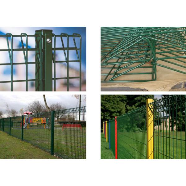 Beautiful Looking Euro Ral6005 Rolled Top Fence For Gated Community Guard House