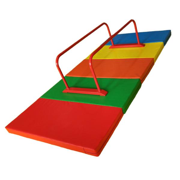 Eco Friendly Indoor Gymnastics Equipment 2500 * 120 * 2400MM Size PVC Material