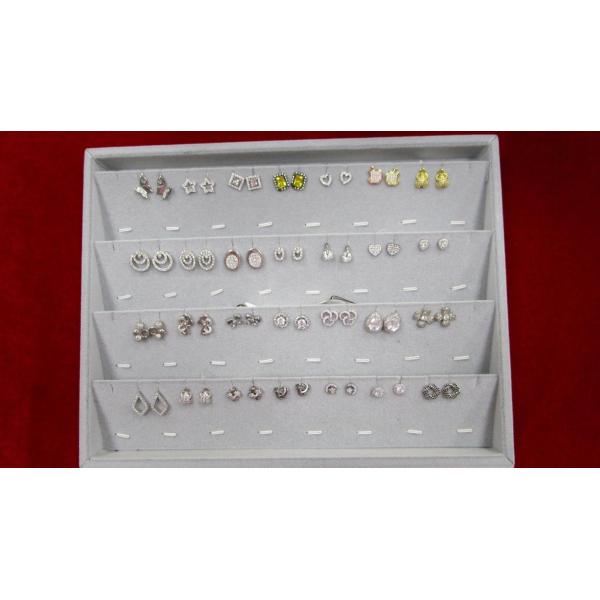 925 Sterling Silver CZ Letter Pendants in Simply 18K Gold Plated for Fashion Jewelry