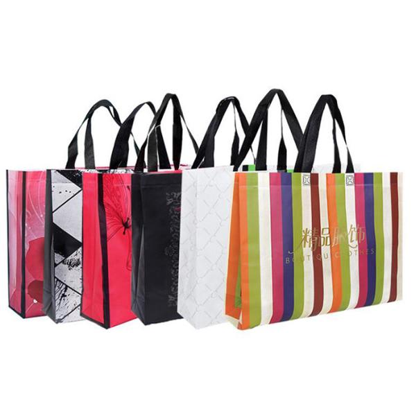 Environmentally friendly coated foldable non-woven handbags non-woven bags with customer logo