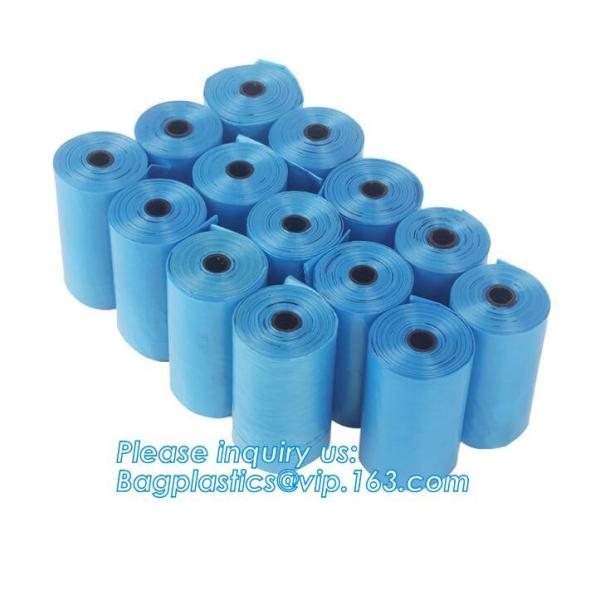 Nappy Baby Disposable Diaper Sacks, Degradable scented disposable baby diaper sack, green tie handle baby diaper sack