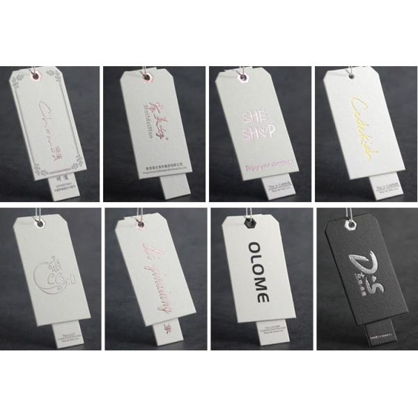 OEM Private Logo Clothing Label Tag With 50D 75D 100D 150D Yarn