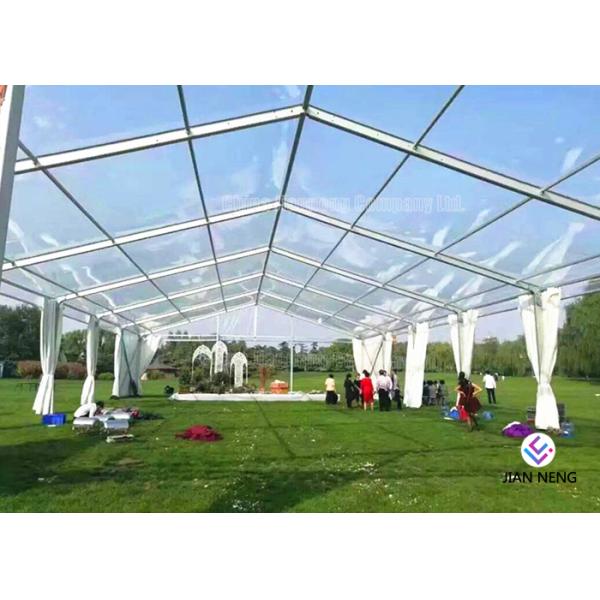 Stable 20m Width Clear PVC Tent , High Security Waterproof Event Tents For Sports