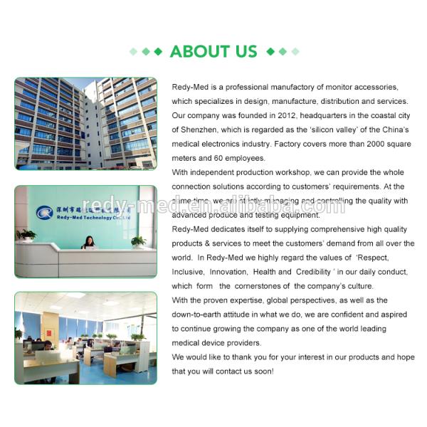 AHA Standard Nihon Kohden Reusable ECG Cables With 3 Leadwires