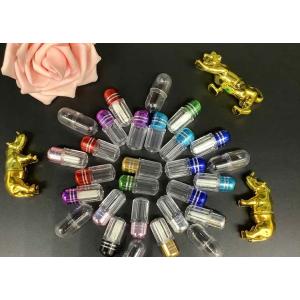 Cheap Polypropylene Empty Capsule Shells 1g With Aluminum Round Cap wholesale
