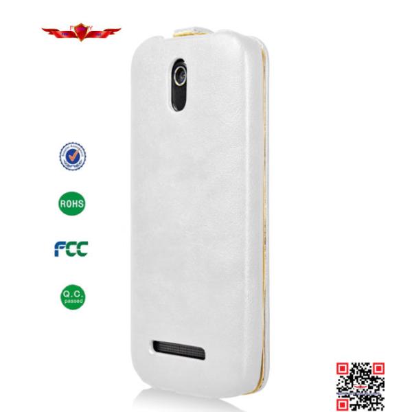 New Arrival Import Italy PU Flip Leather Case For HTC Desire 500 Multi Color Soft