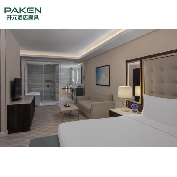 Customized 5 Star Solid Wood Hotel Bedroom Sets