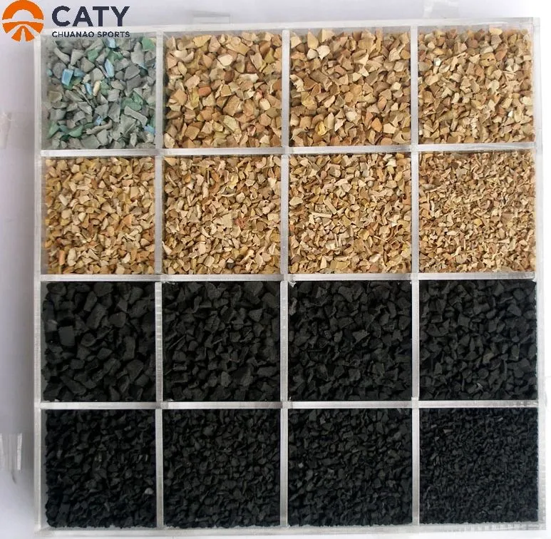 Good Quality SBR Granules for Outdoor Playground Sports Flooring Kindergartens / Fitness Pathway
