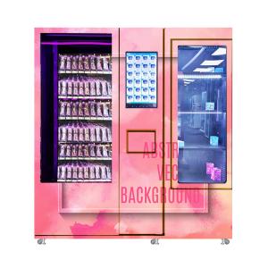 Cheap Automatic Beauty Cosmetics Vending Machines LED Lighting Custom Stickers Display Window wholesale