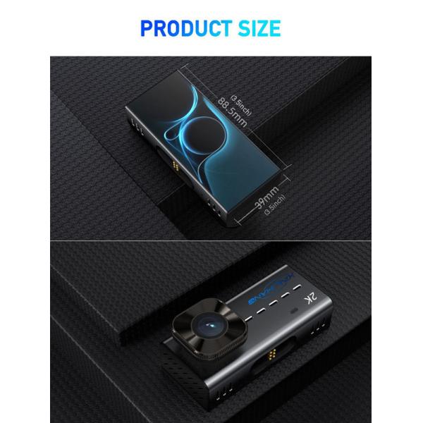 2K Mini Car Dash Cam WIFI GPS DVR Camera Night Vision SONYIMX335