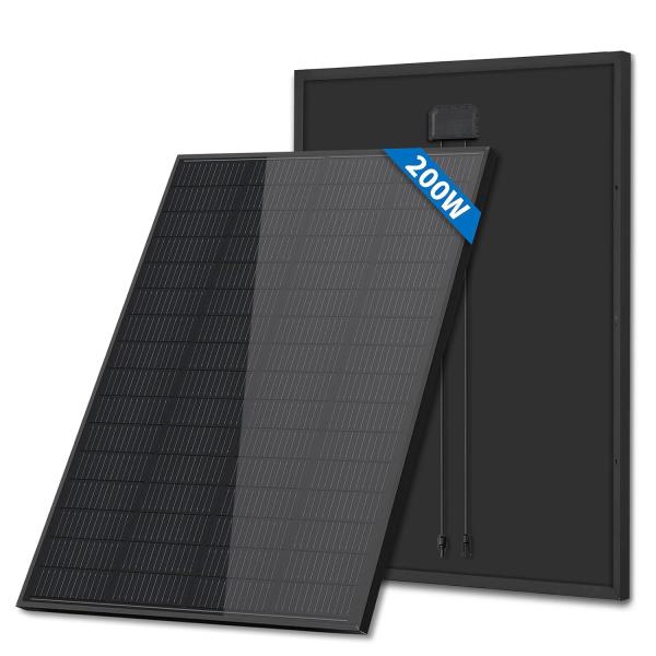 7 Layer Construction 200W Monocrystalline Photovoltaic Solar Panel for Motorhome Balcony System Garden Shed Boat