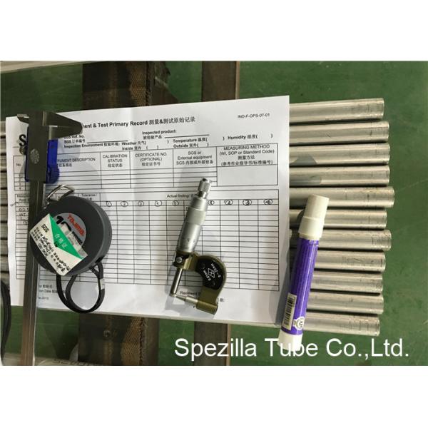 ASME SA249 Welded stainless steel 316 tube Annealed / Pickled W.T. 0.035'' - 0.120''