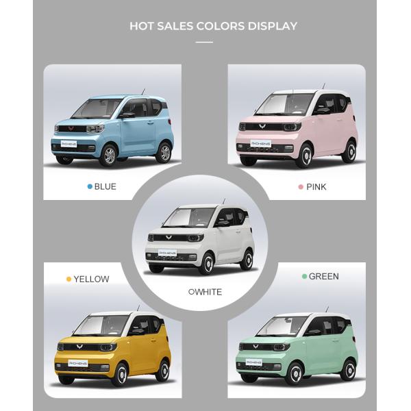 20KW 27Ps Wuling Hongguang Mini EV 100Km/H Left Hand Drive