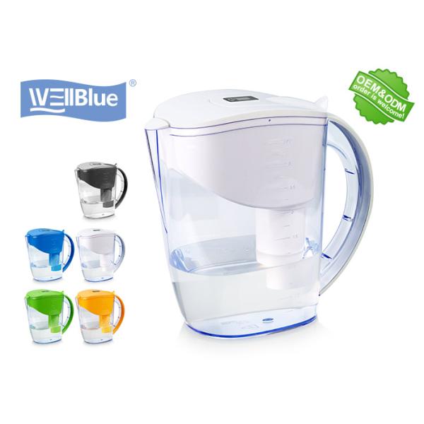 Mineral Alkaline Water Filter Pitcher BPA Free For Helps Filter Out Chlorine