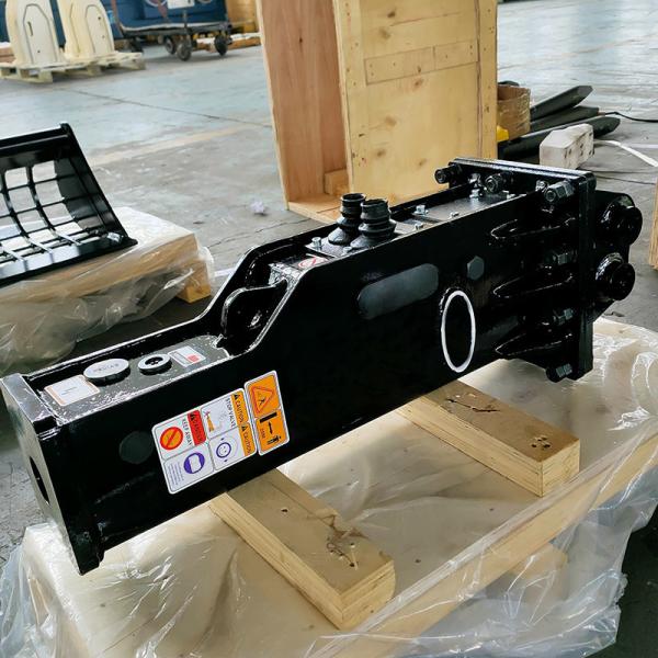 Breaking Power 980 J Silenced Box Type Excavator Rock Breaker Hammer For 7-14 Ton Excavators