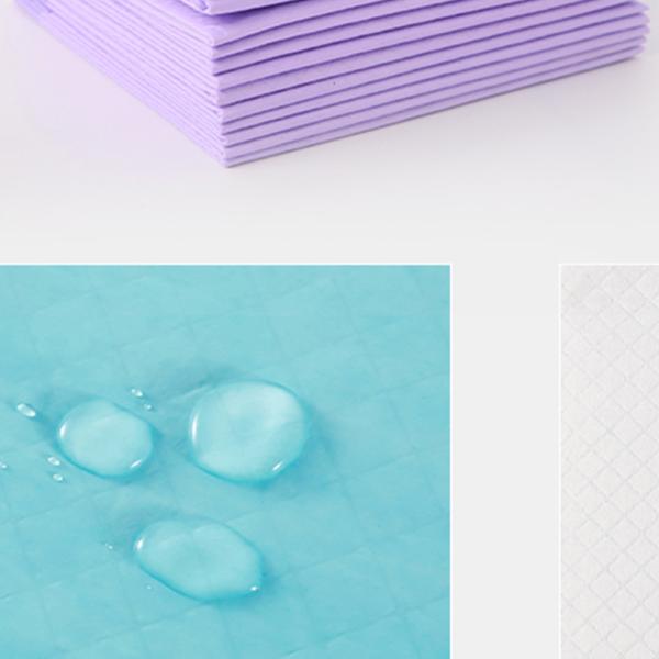 Waterproof Backsheet Disposable Bed Underpads 60*40cm Hospital Bed Pads