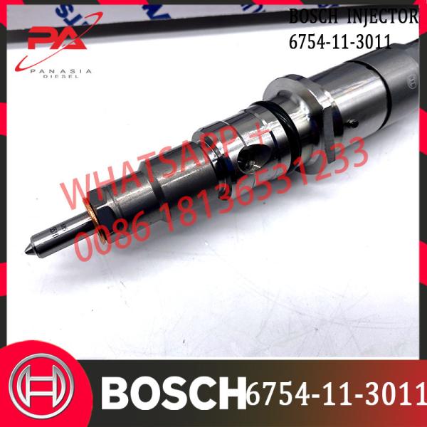 0445120231 Diesel Fuel Injector 6754-11-3011 6754-11-3100, 4945969 5263262 397637 for S6D107 PC200-8