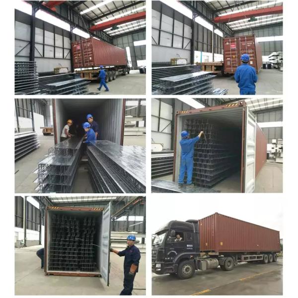 Hot-dip galvanized steel bar truss floor deck for steel structure building