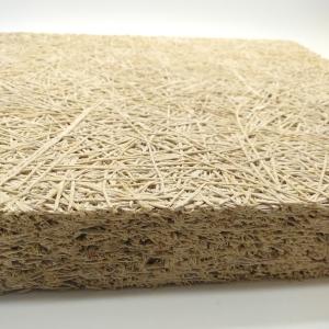 Restaurant Ceiling Wood Wool Acoustic Panel Soundproof Tiles 38mm