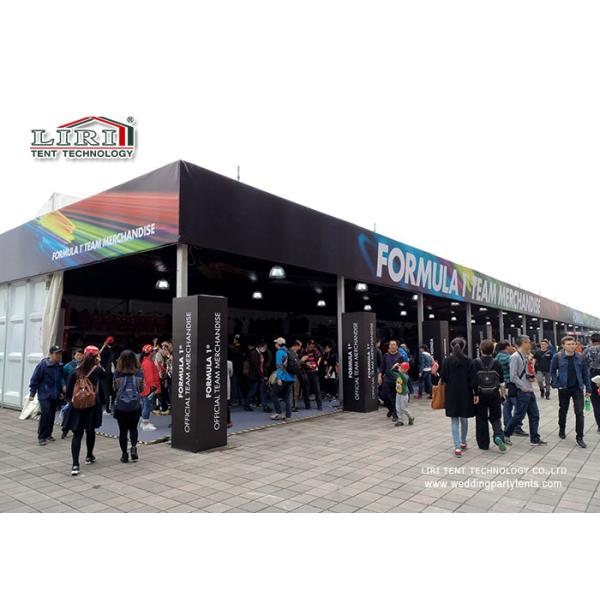 Multi Sides Luxury Wedding Tents Outdoor Exhibition Tents With Roof Parapet