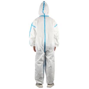 63g-65g Disposable Coverall Suit XXL Tyvek Coveralls With Hood