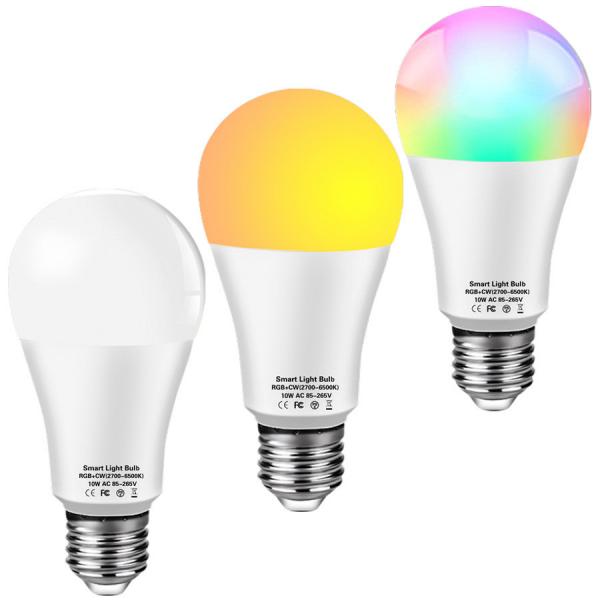 Quality 5700K Rgb Wifi Light Bulbs Compatible With Google Home 15W for sale