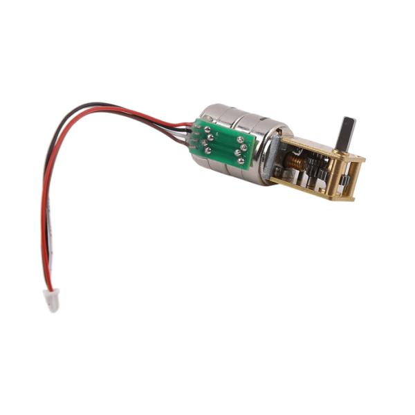 15mm Dual Stepper Motor 5V High Torque Worm Gear Motor With Mini Horizontal Metal Gear Box