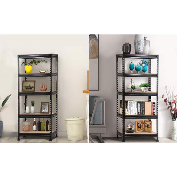 3 Pack Heavy Duty 5 Tier Warehouse Storage Shelves Garage Shelving Unit Adjustable 59" H