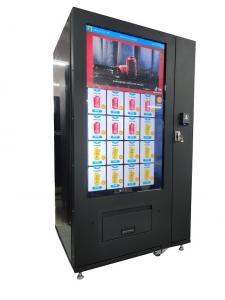 China Snack Food Drinks  Vending Machine Cooling System 2-20℃ Adjustable big screen beverage vending machine on sale