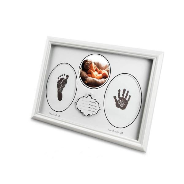 Home Decoration Colorful Hand and Footprint Babyprints Newborn Baby Frame