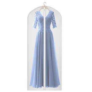 Clear Plastic Garment Bags Hanging Clothes Bags Dress Bag For Gowns Long With Zipper For Closet